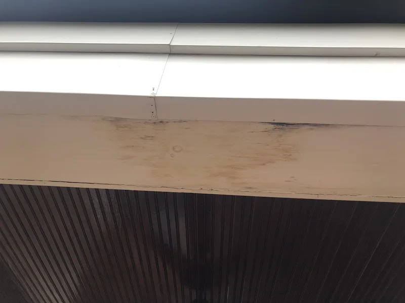 Close-up of Chimney Repair work by Roof & Nail in Hernando